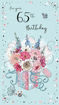 Picture of HAPPY 65TH BIRTHDAY CARD